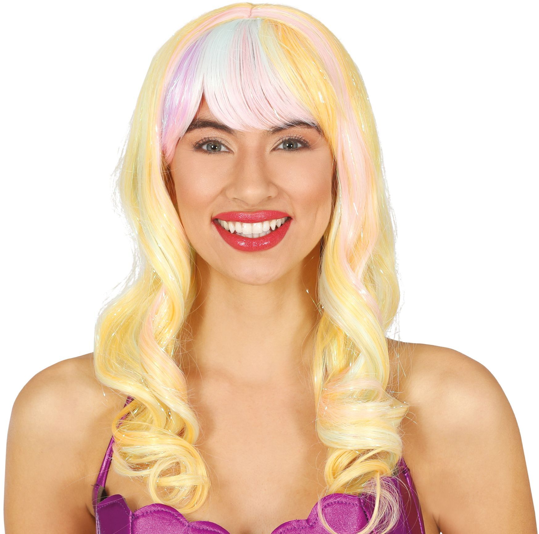 Glamour Unicorn Blonde Pruik