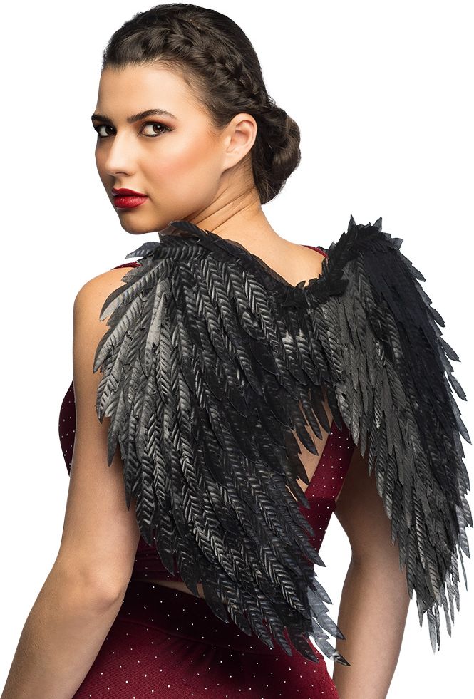 Glamoureuze Zwarte Engelenvleugels