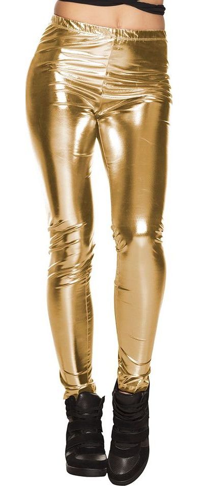 Glance Metallic Legging Dames Goud