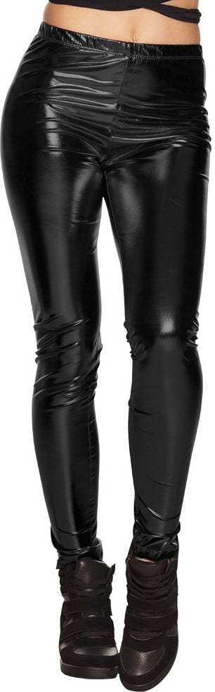 Glance metallic legging dames zwart