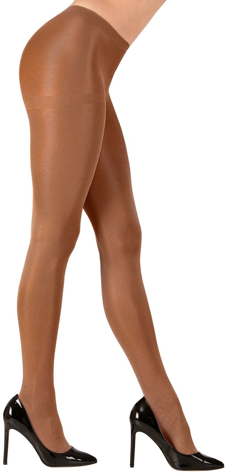 Glanzende Huidskleur Panty