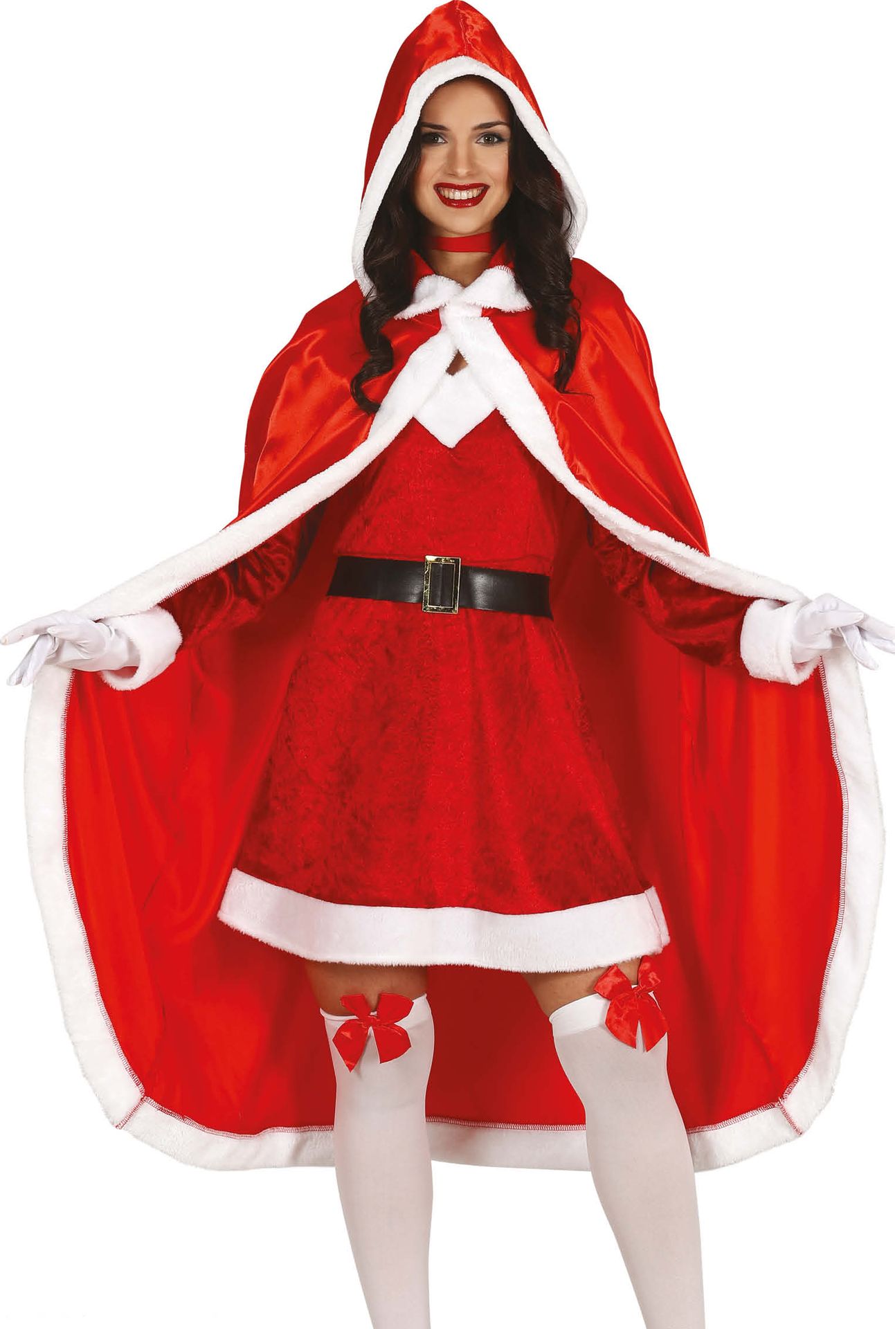 Glanzende Kerstvrouw Cape Dames
