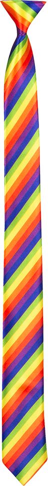 Glanzende regenboog stropdas