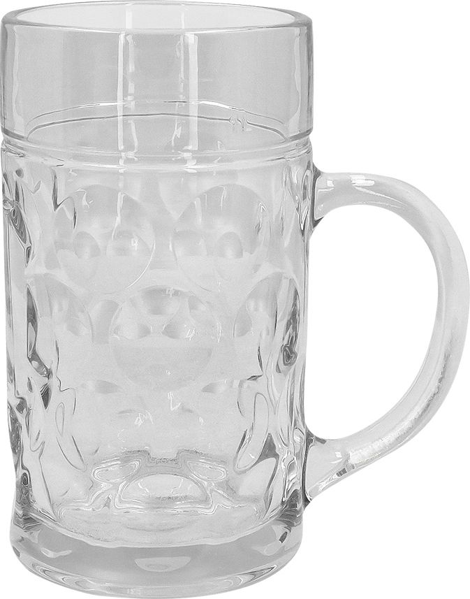 Glazen Bierpul 1 Liter