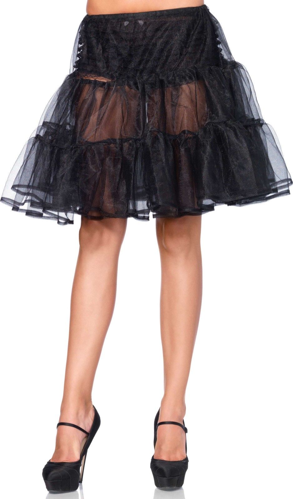 Glimmende Zwarte Petticoat