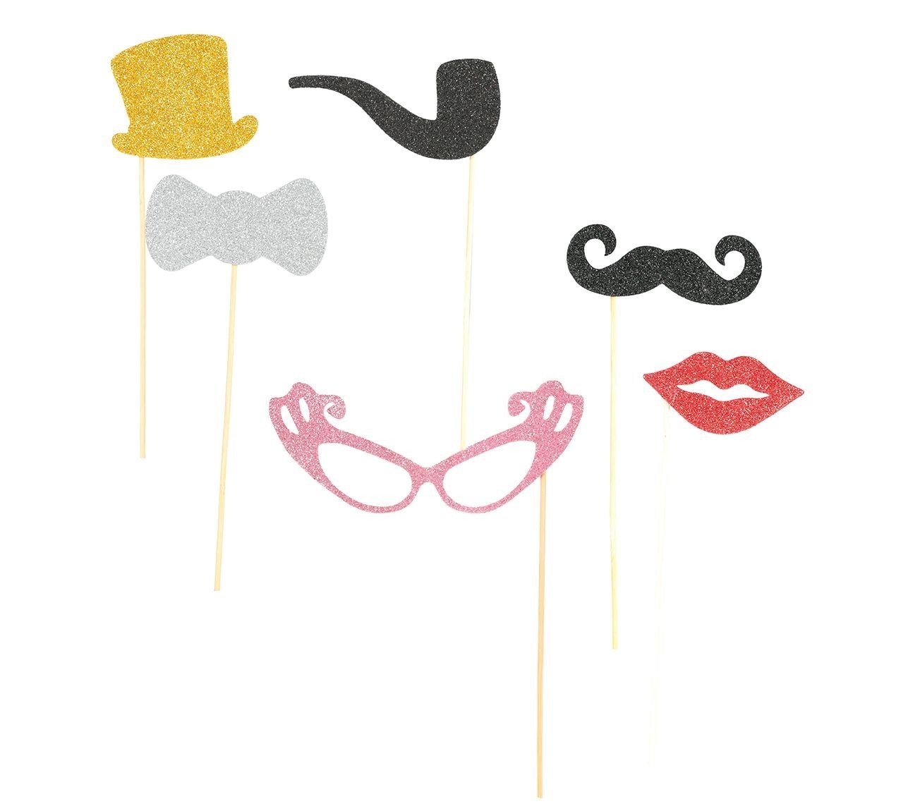 Glitter Bruiloft Photobooth Accessoires