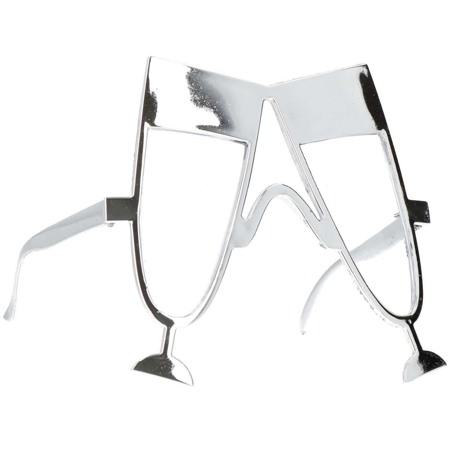 Glitter Champagneglas Feest Bril