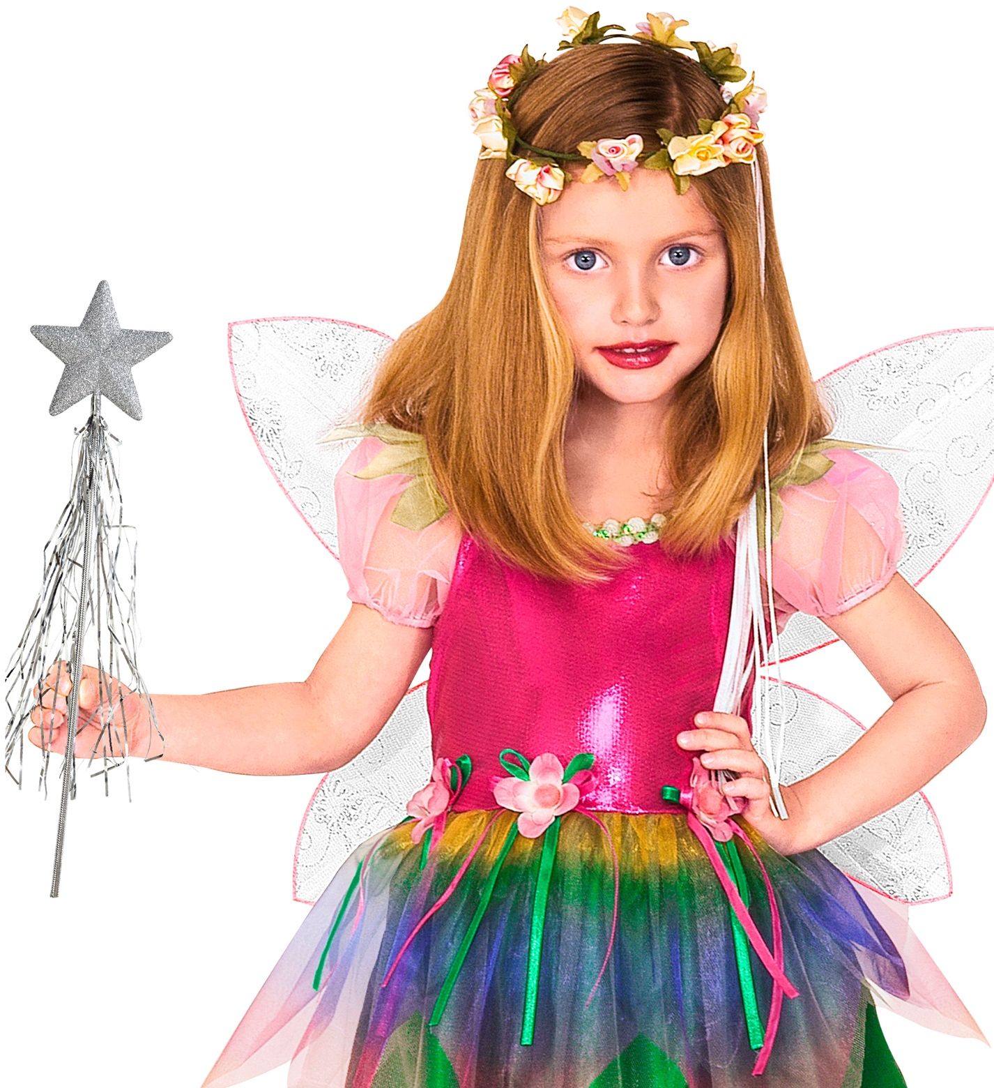 Glitter Feeënstaf Zilver