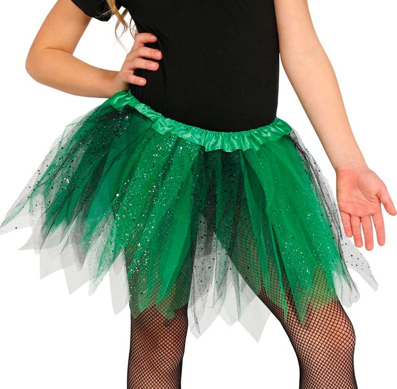 Glitter Groene Tutu Kind