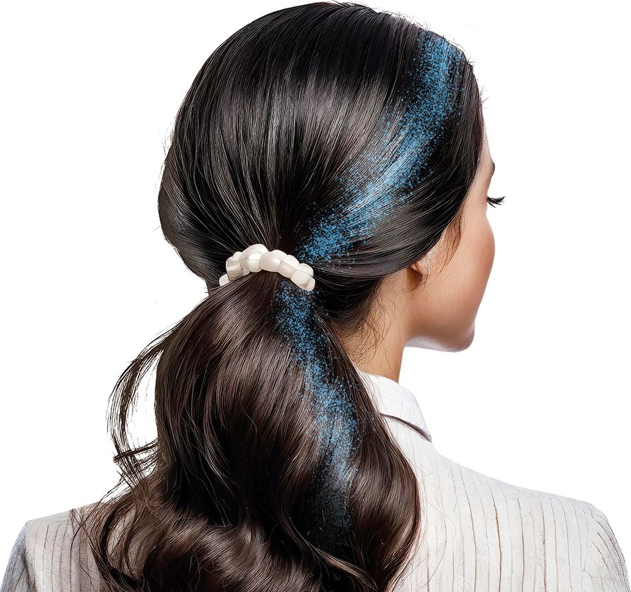 Glitter Haarspray Blauw