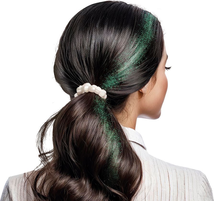 Glitter Haarspray Groen