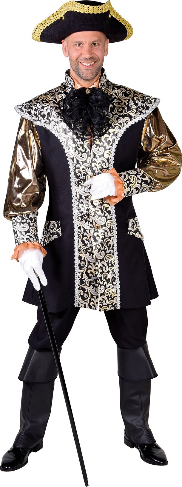 Glitter Markies Mantel en Broek Mannen