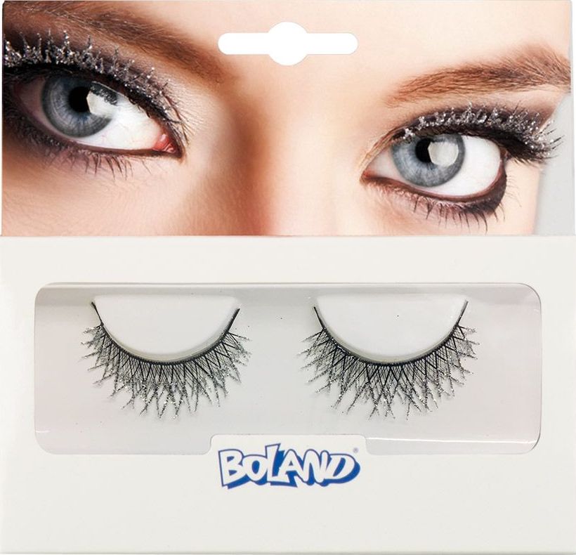 Glitter Nepwimpers Zilver