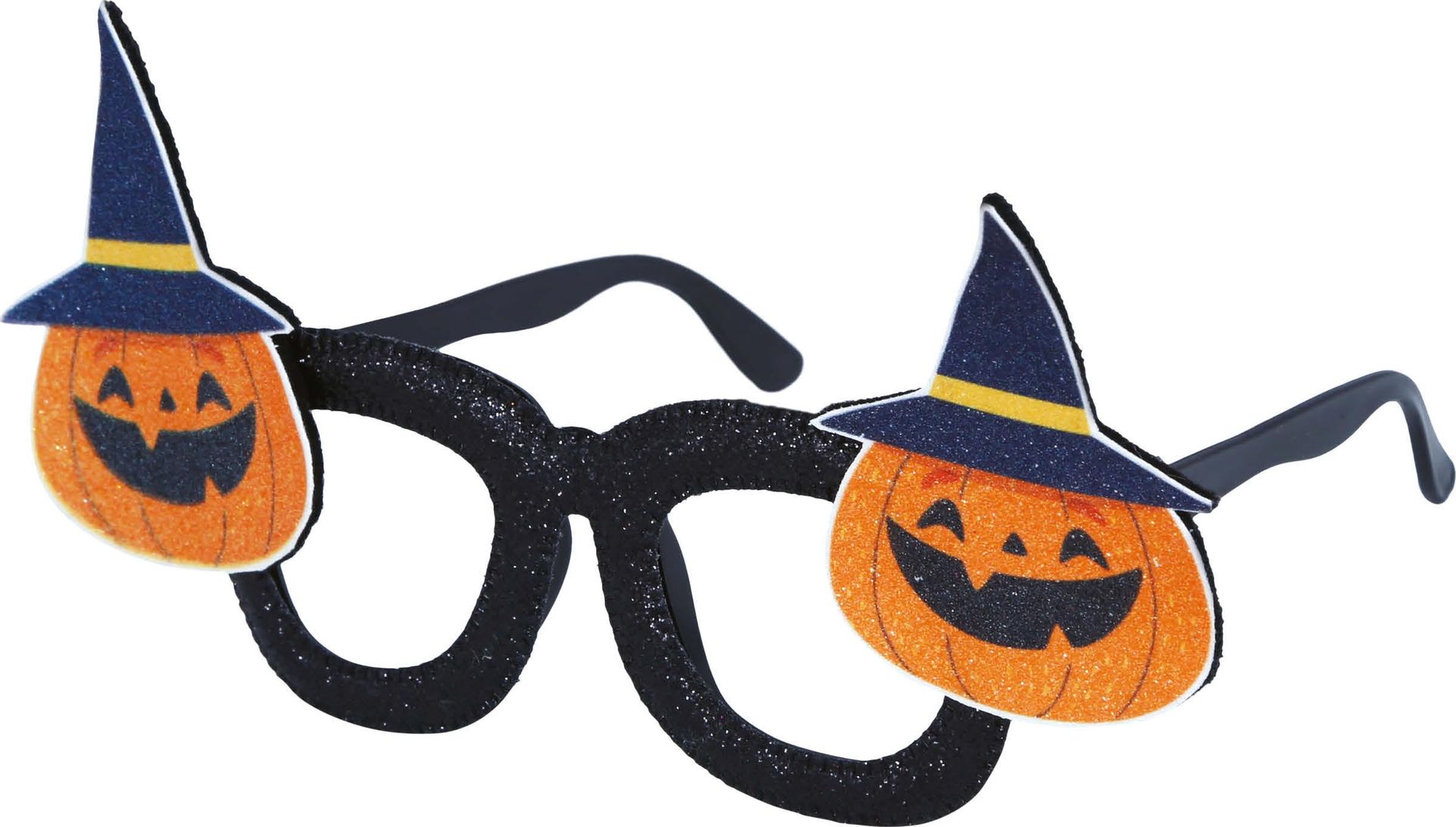 Glitter Pompoen Heks Bril Halloween