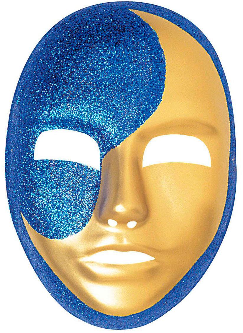 Glitter Pvc Maanmasker
