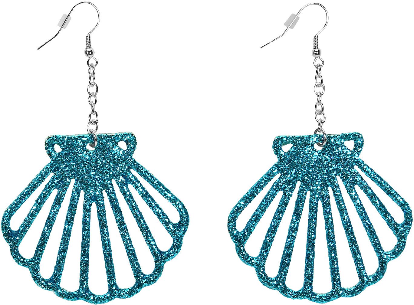 Glitter Schelp Oorbellen Dames