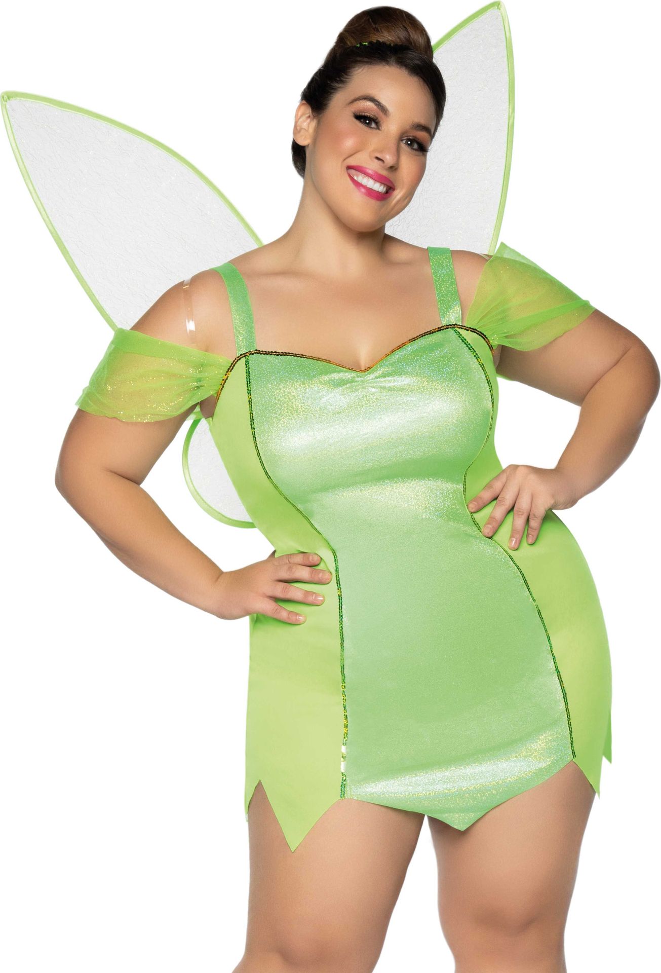 Glitter Tinkerbell Jurkje Plus Size