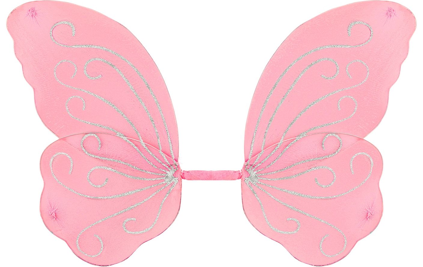 Glitter vlinder vleugels roze