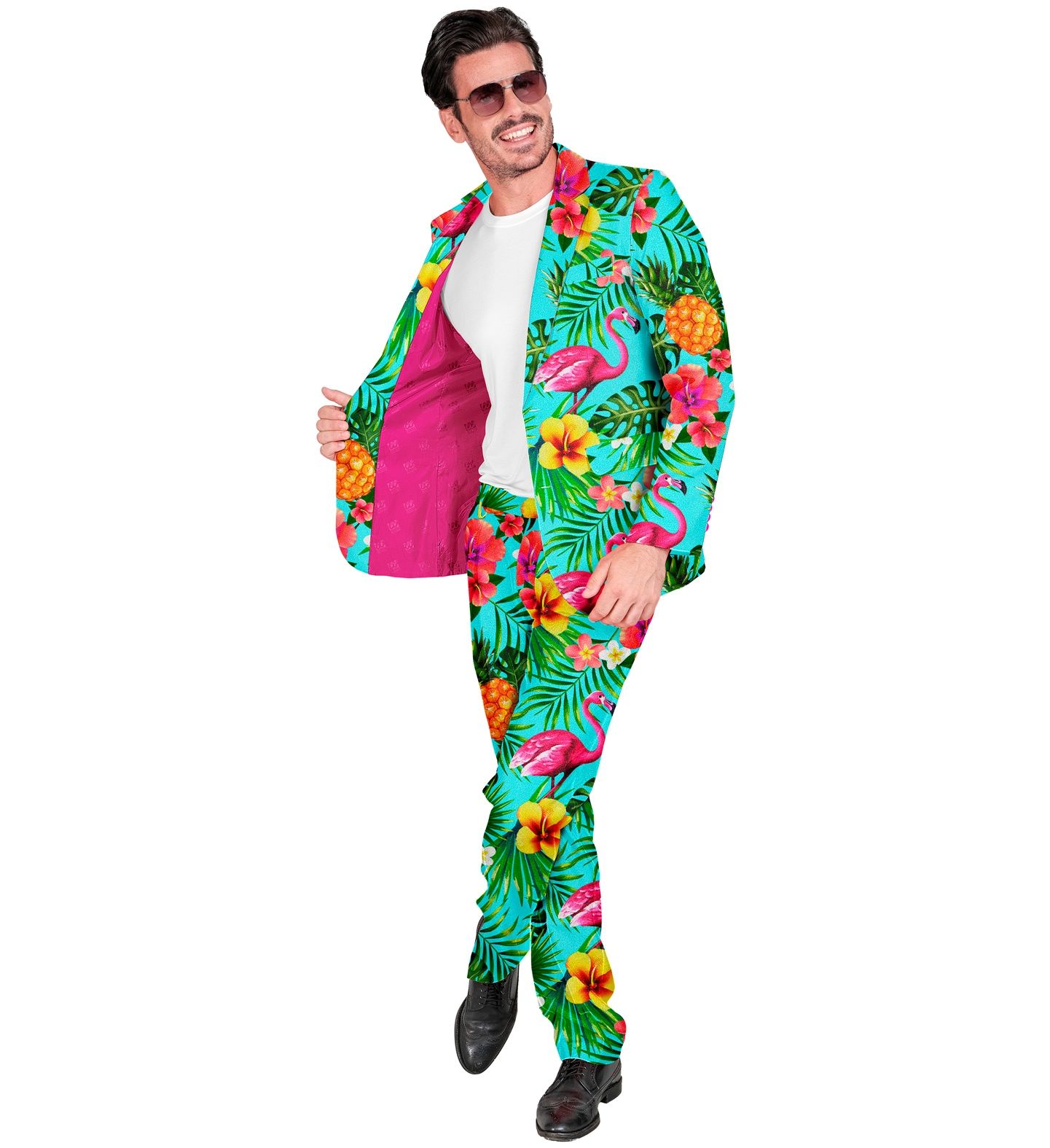 Glow In The Dark Hawaii Kostuum Heren