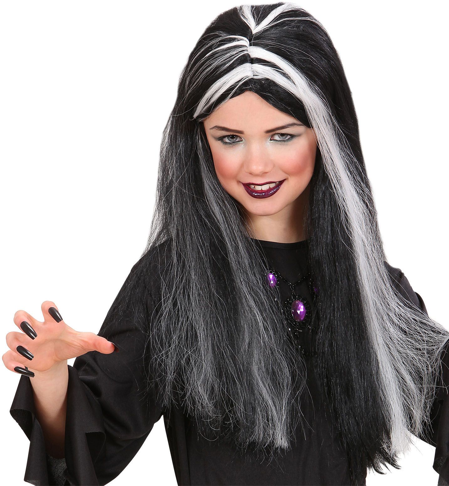 Glow In The Dark Heksen Pruik