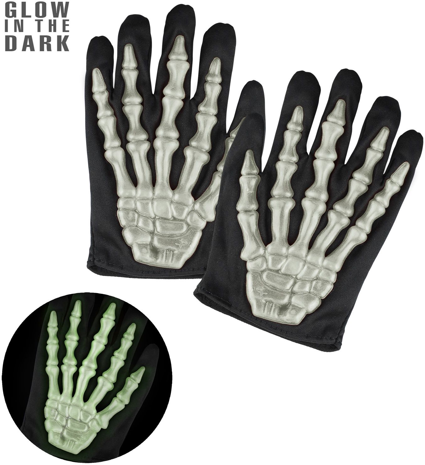 Glow In The Dark Skelet Handschoenen Kind