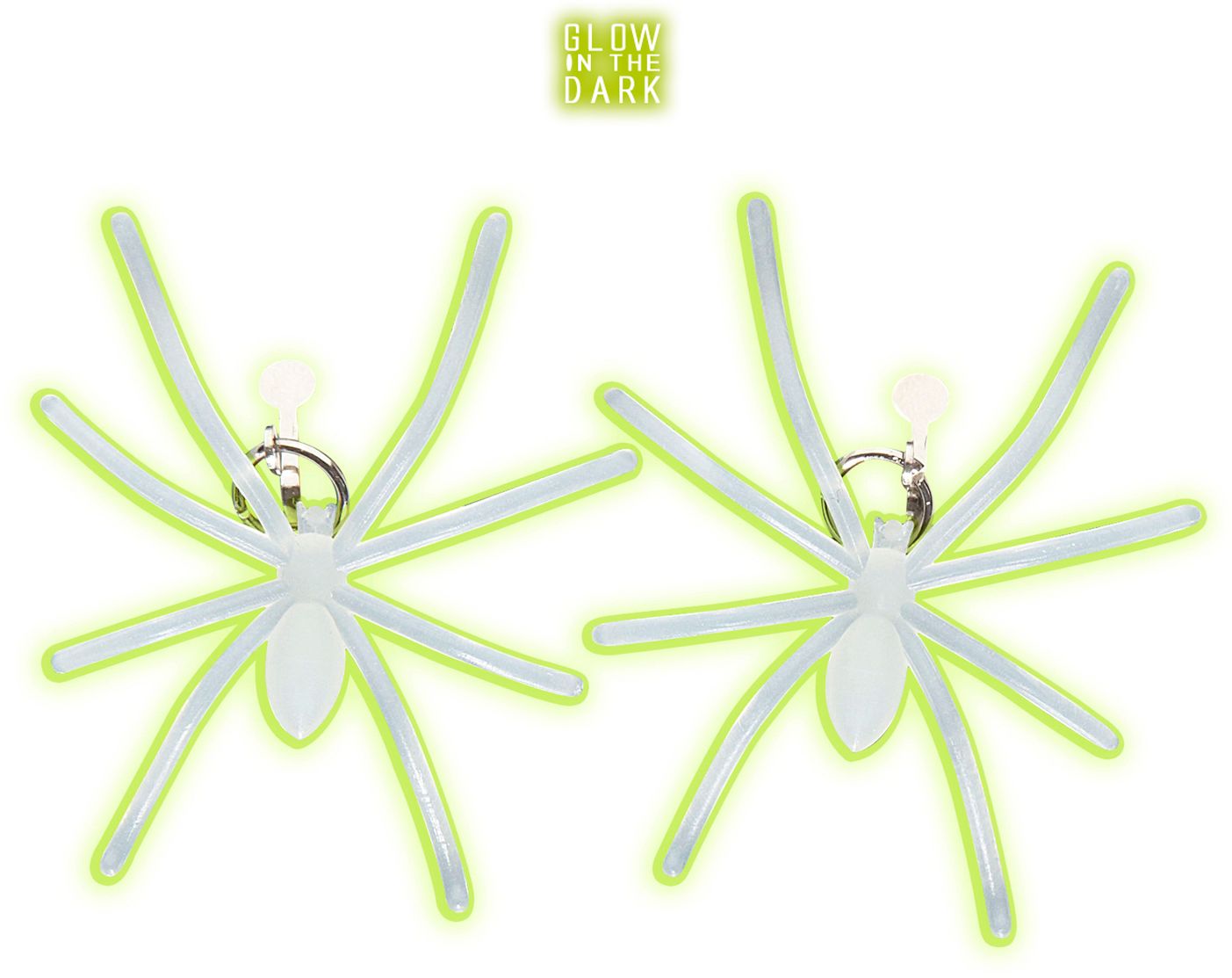 Glow In The Dark Spinnen Oorbellen