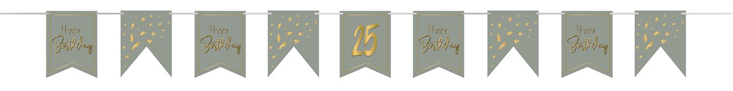 Golden Dawn Happy Birthday Diy Vlaggenlijn 4 Meter