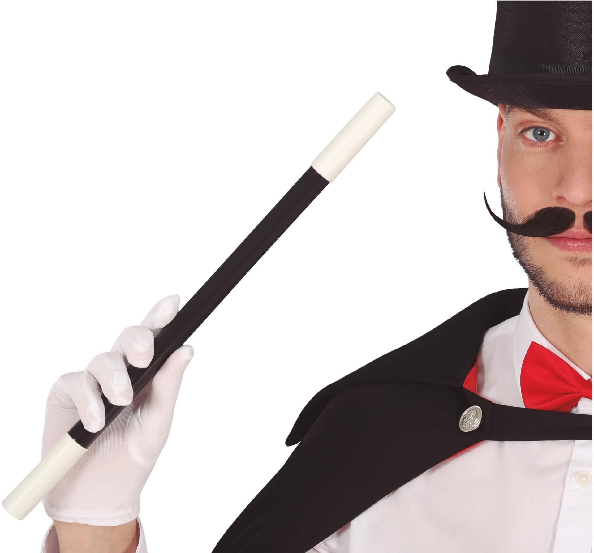 Goochelstaf Zwart Wit 36cm