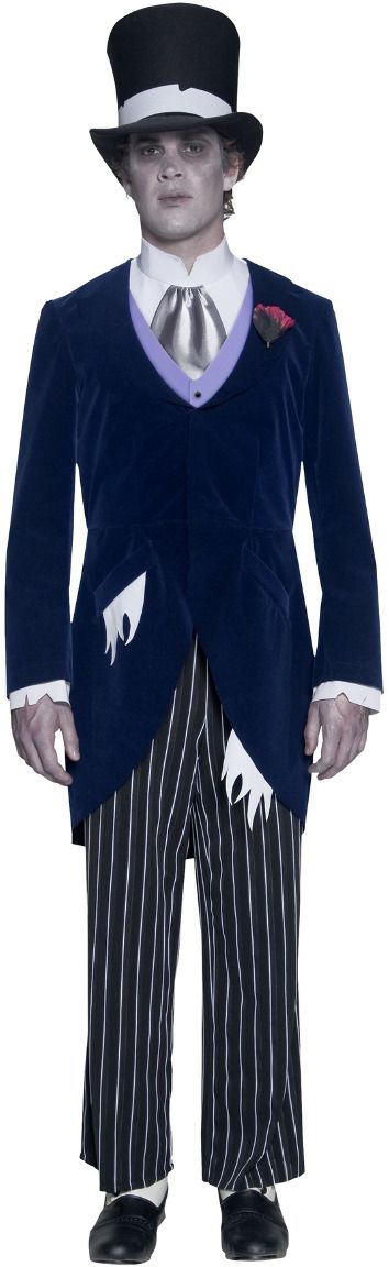 Gothic Bruidegom Kostuum Man