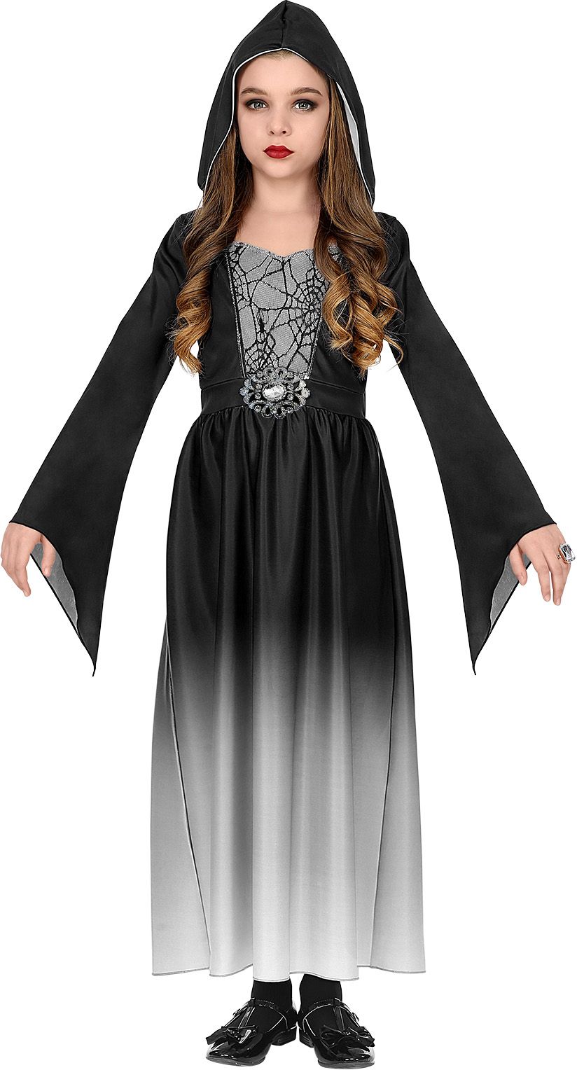 Maten halloween grote maat day of the dead halloween gothic jurk dame