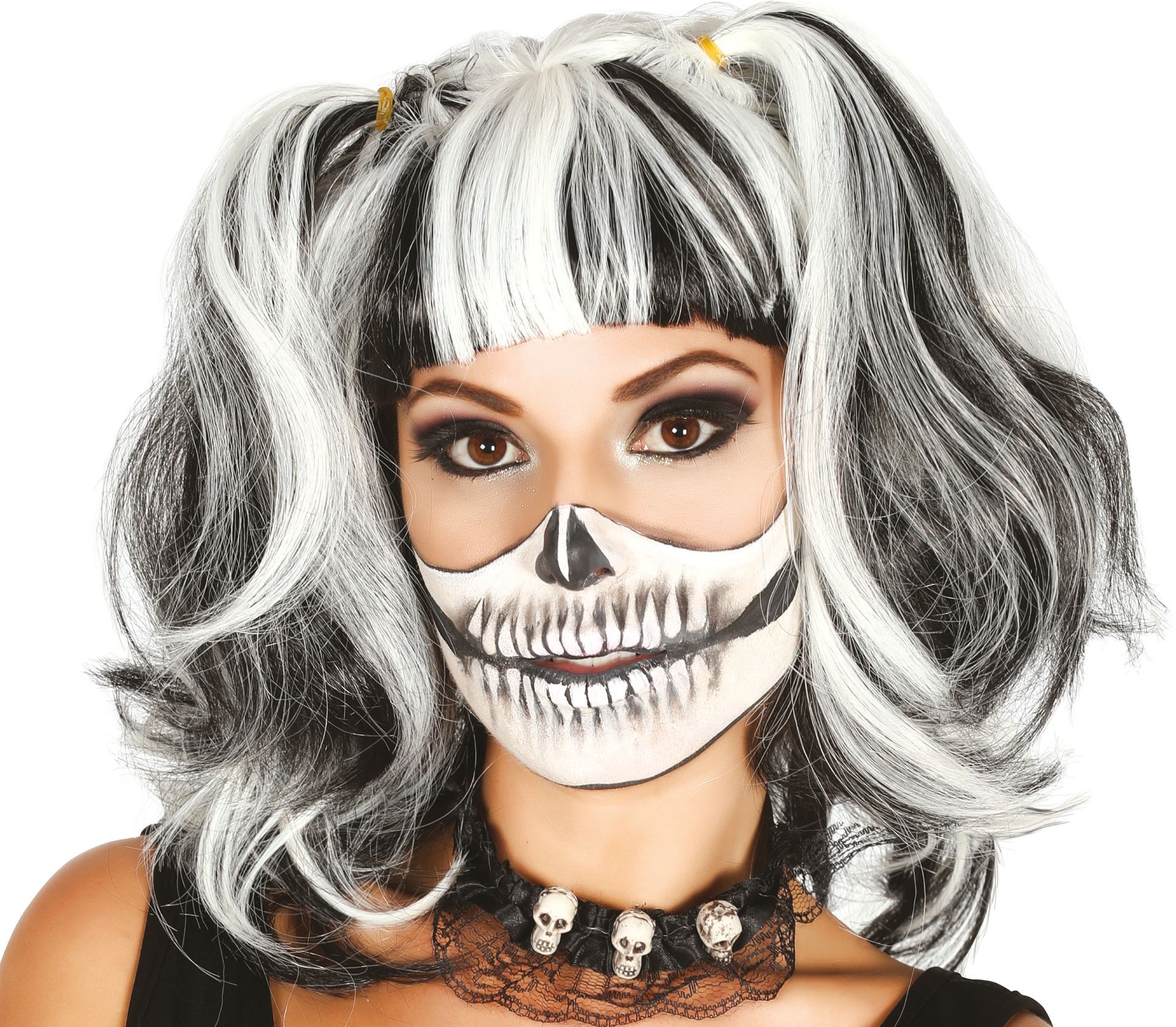 Gothic Pruik met Staartjes