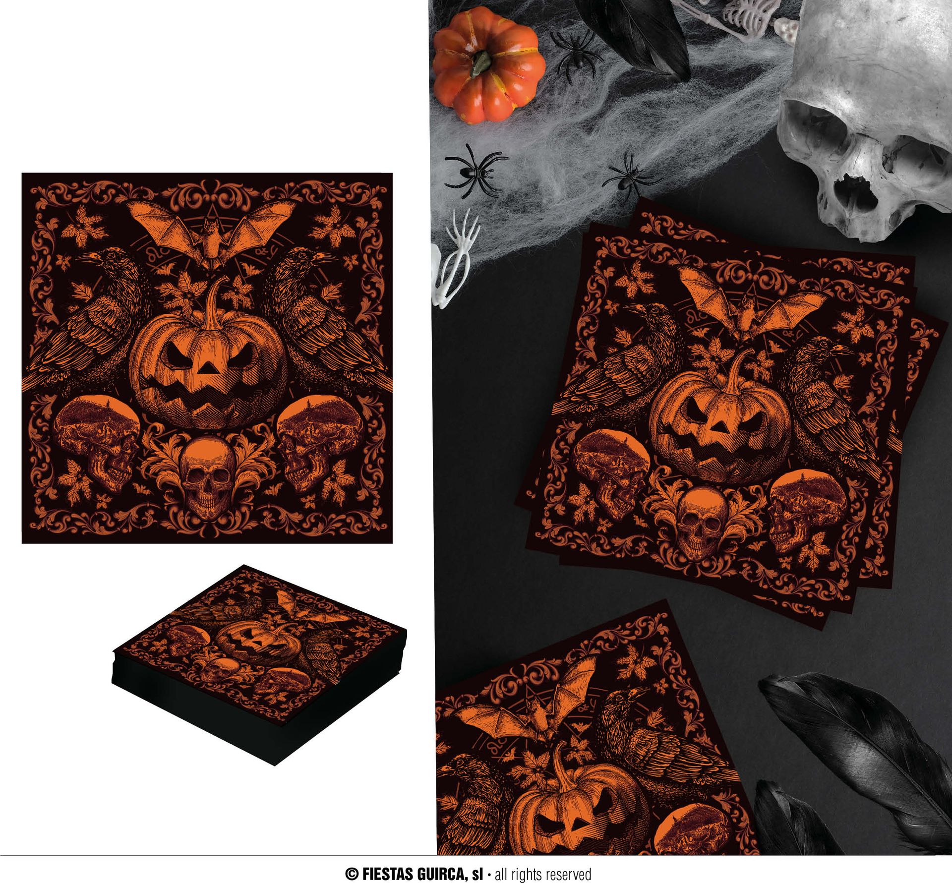 Gothic Pumpkins Servetten