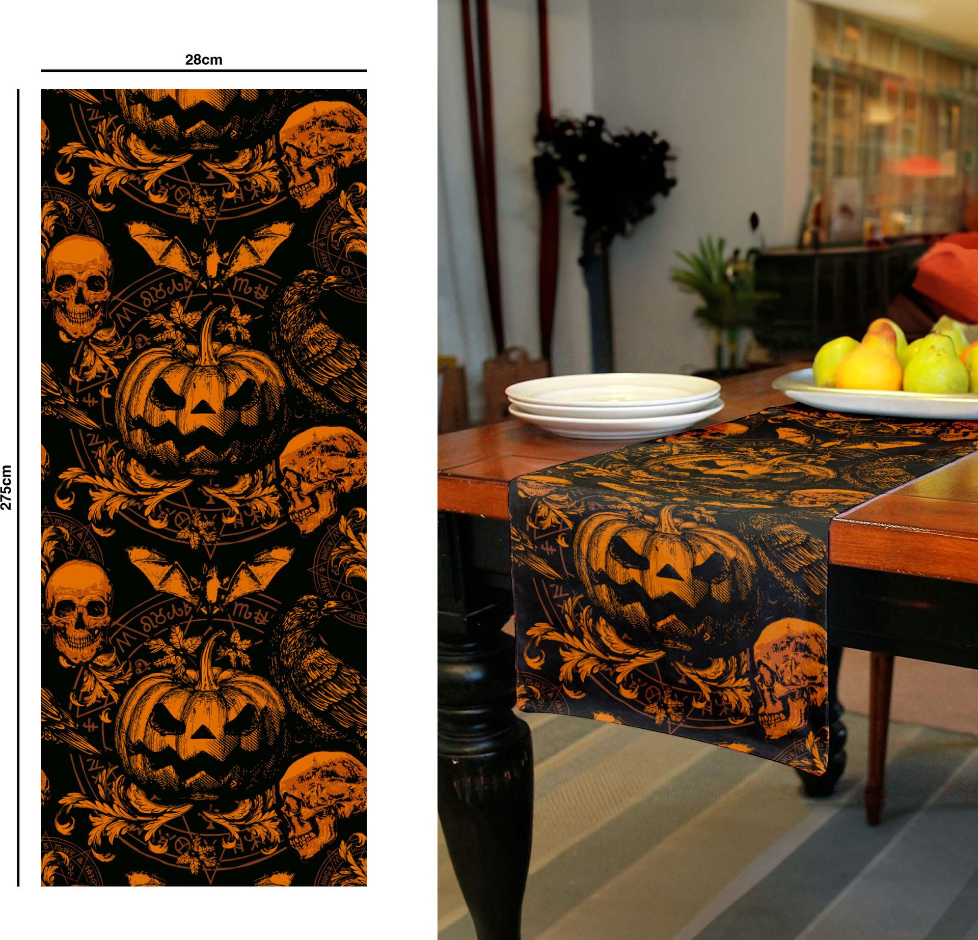 Gothic Pumpkins Tafelloper