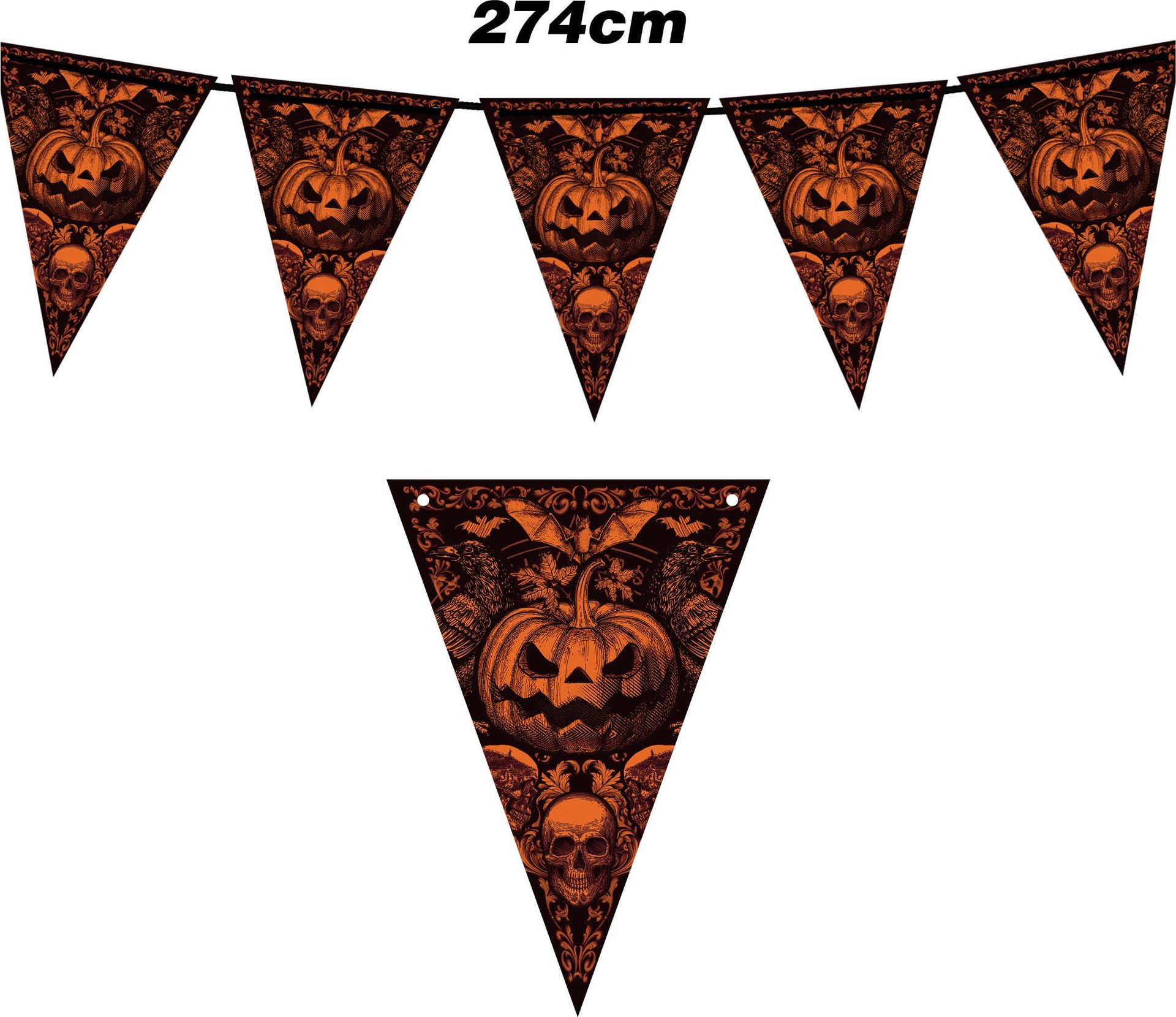 Gothic Pumpkins Vlaggenlijn