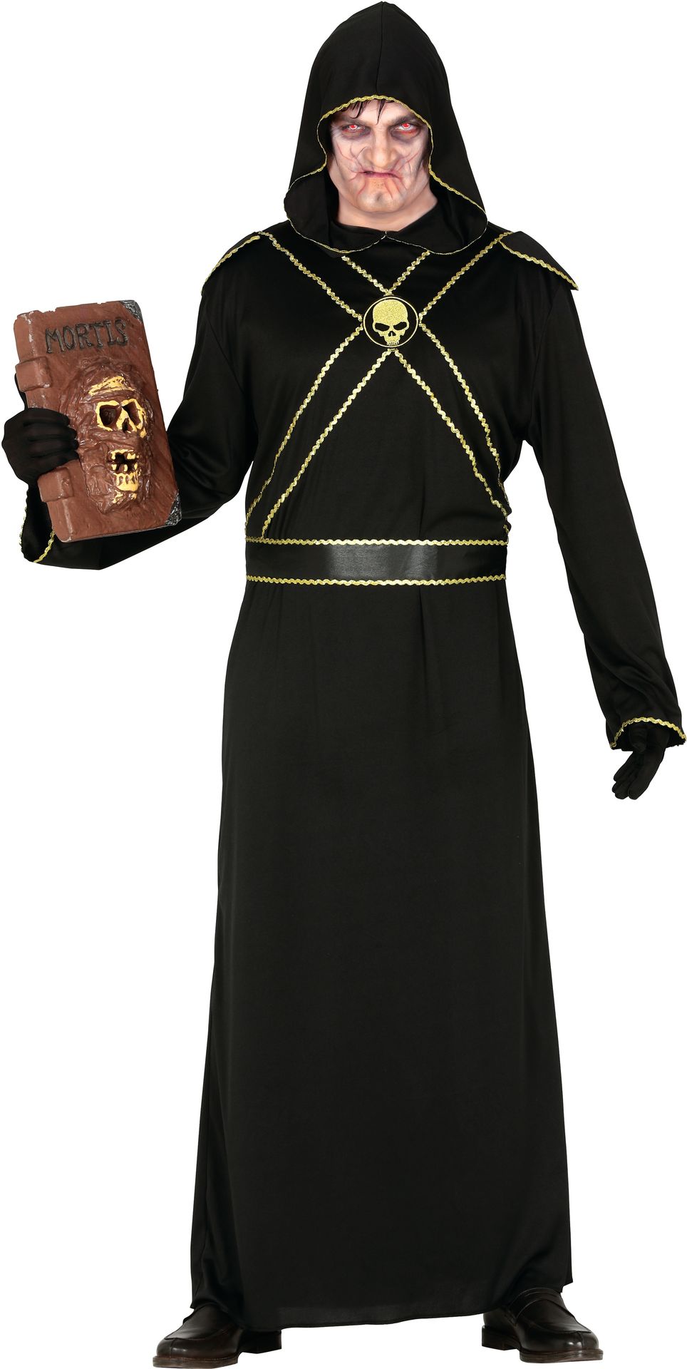 Gotisch Halloween Gewaad Zwart