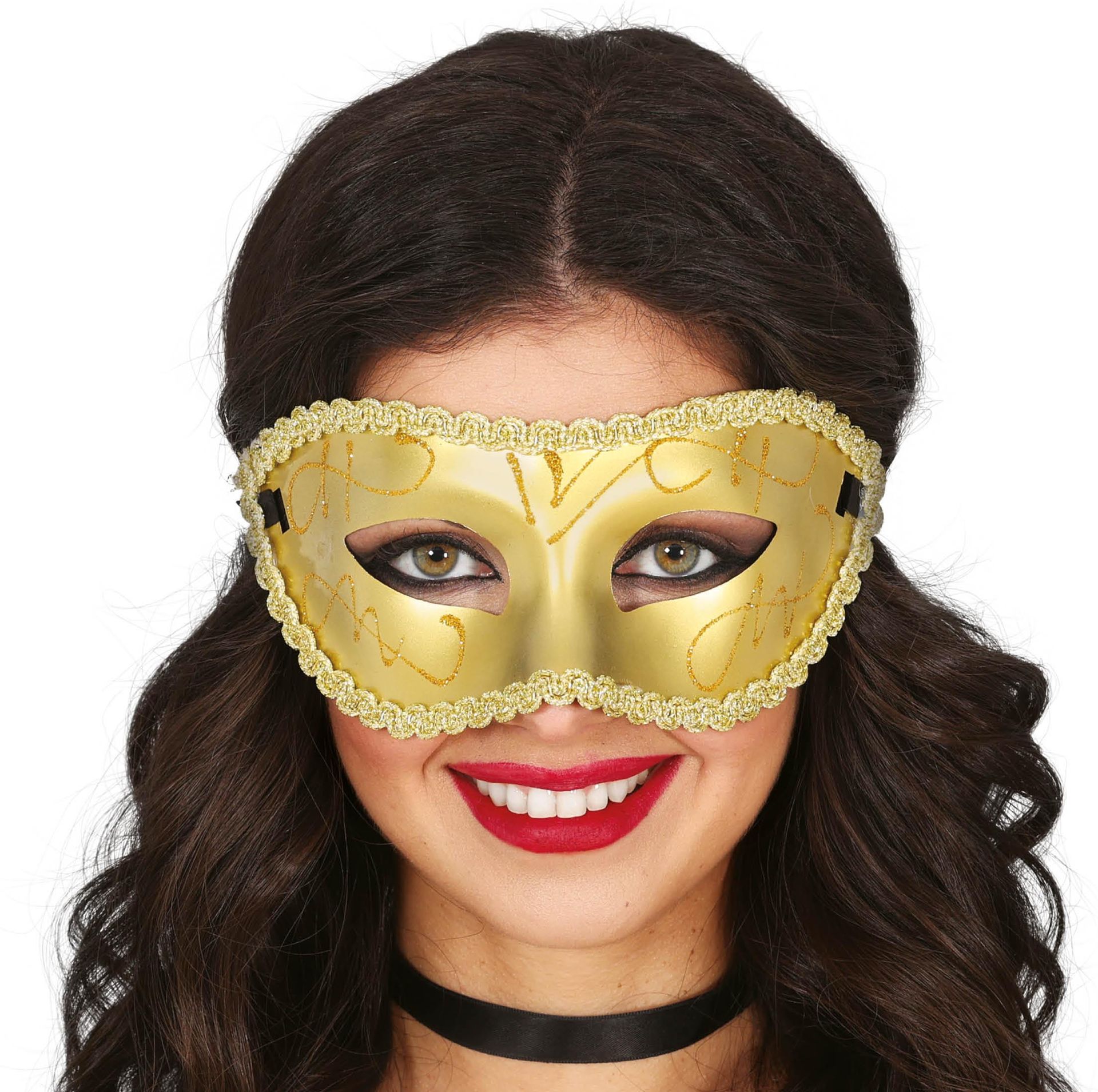 Goud Sierlijk Oogmasker Venetiaans Carnaval