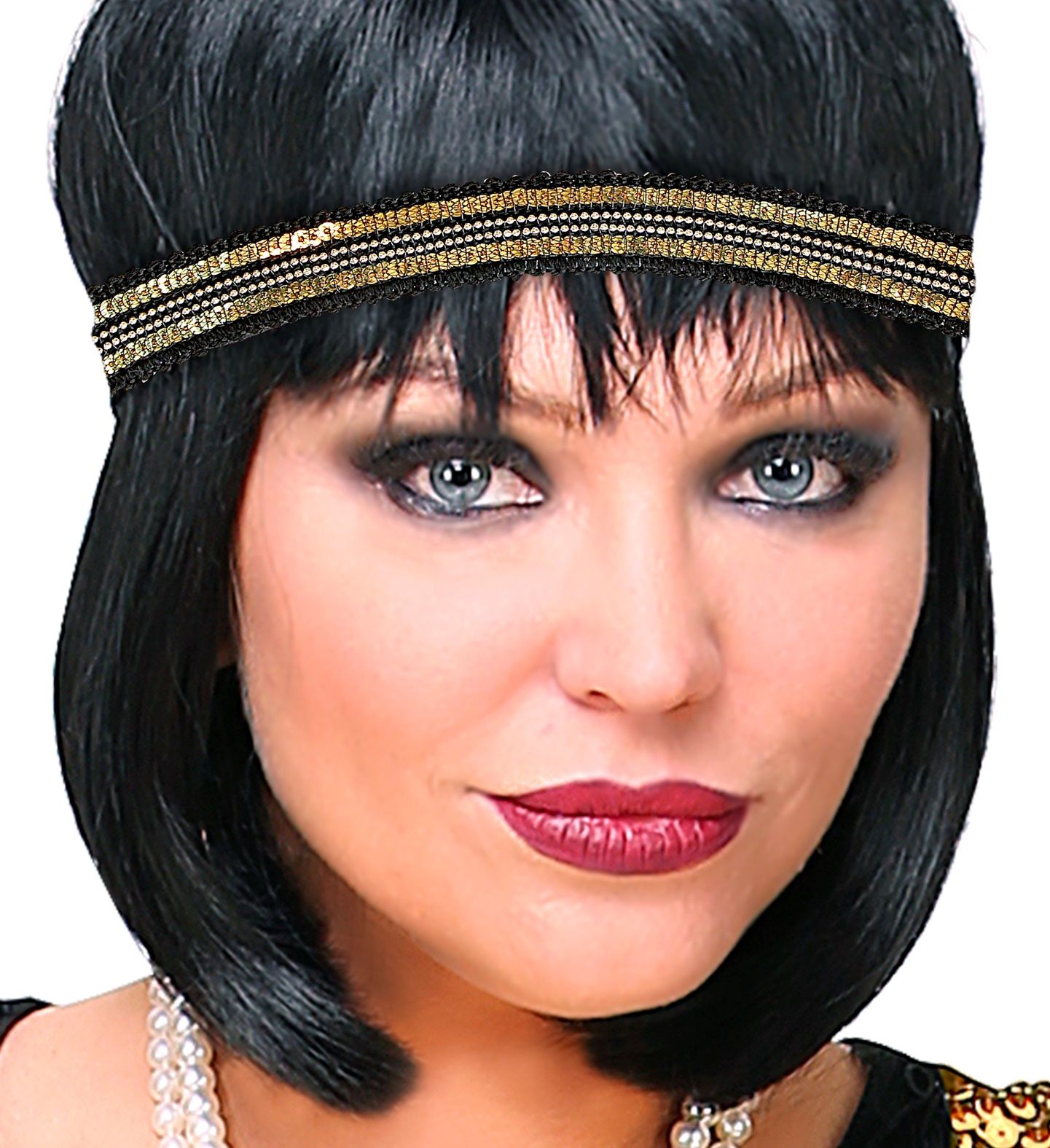 Goud Zwarte Retro Hoofdband