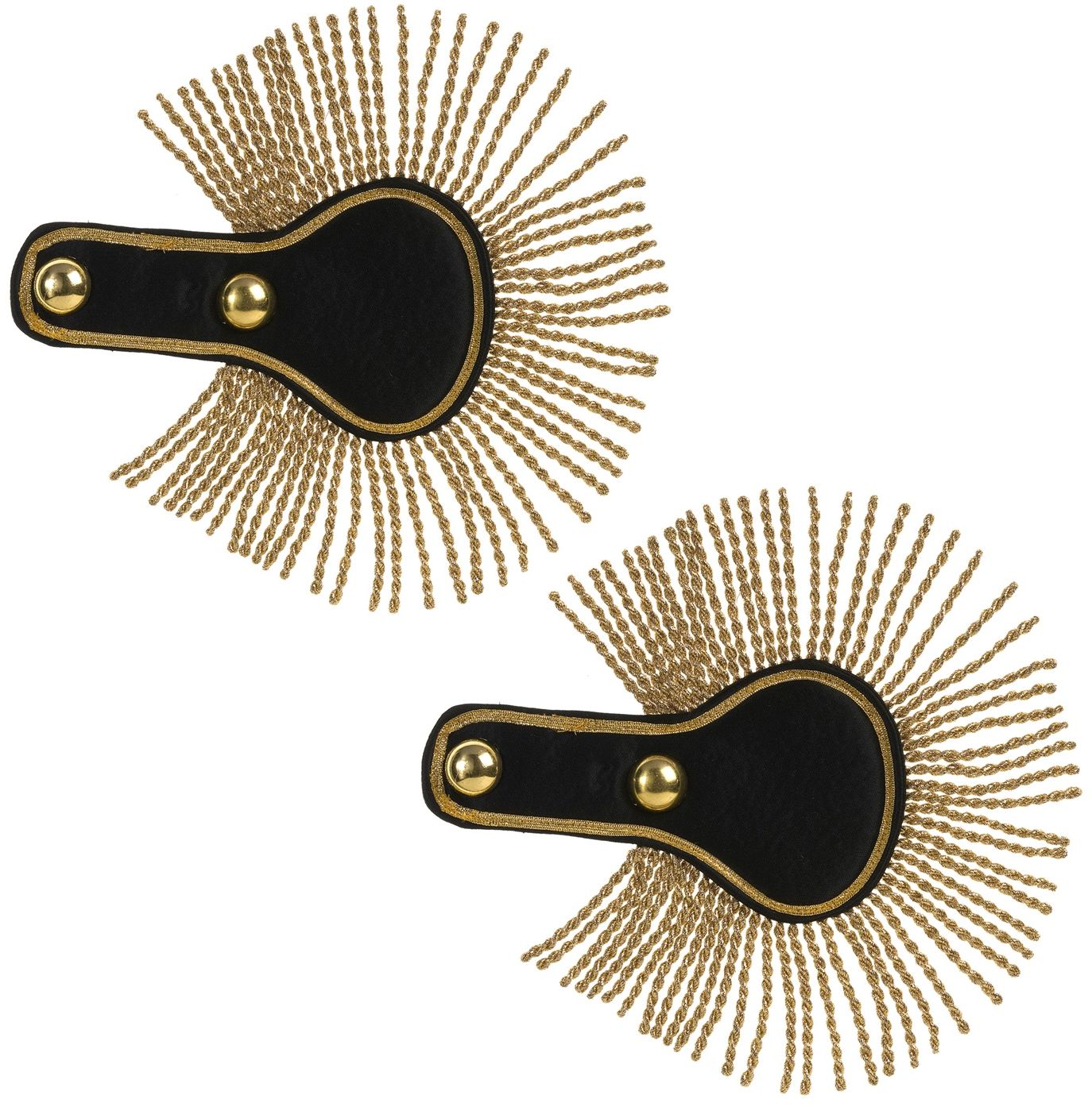Goud Zwarte Schouderversieringen