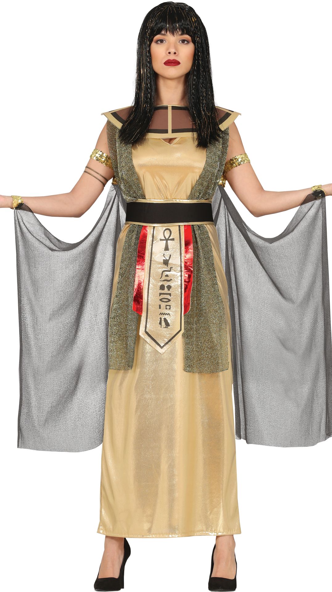 Gouden cleopatra Egypte jurk