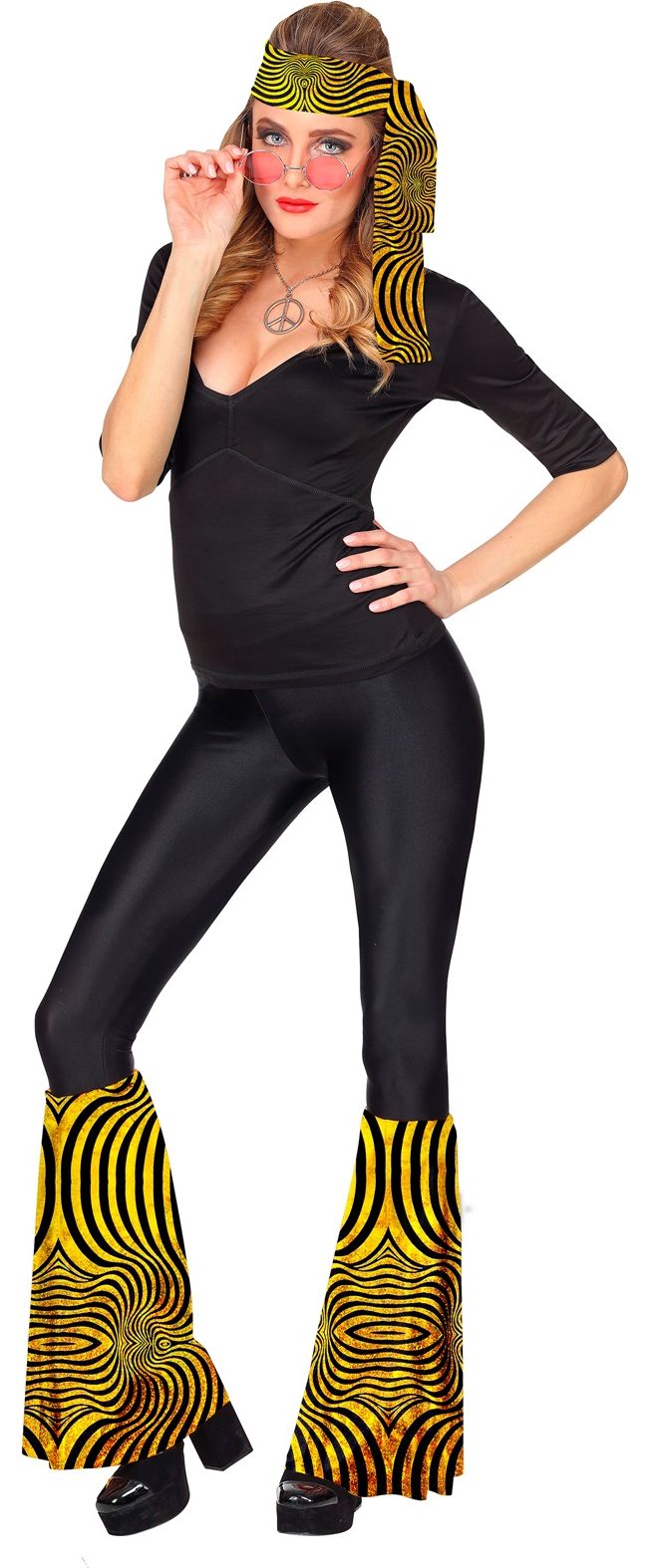 Gouden Disco Accessoire Setje