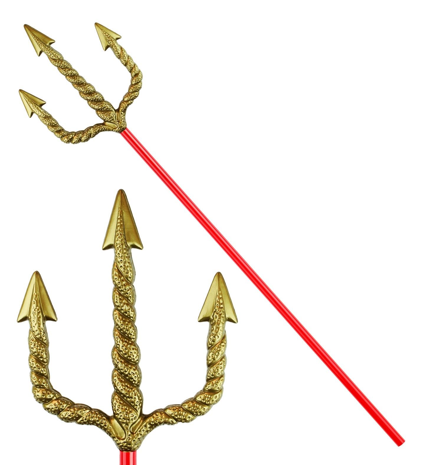 Gouden Duivelsvork met Rode Stok