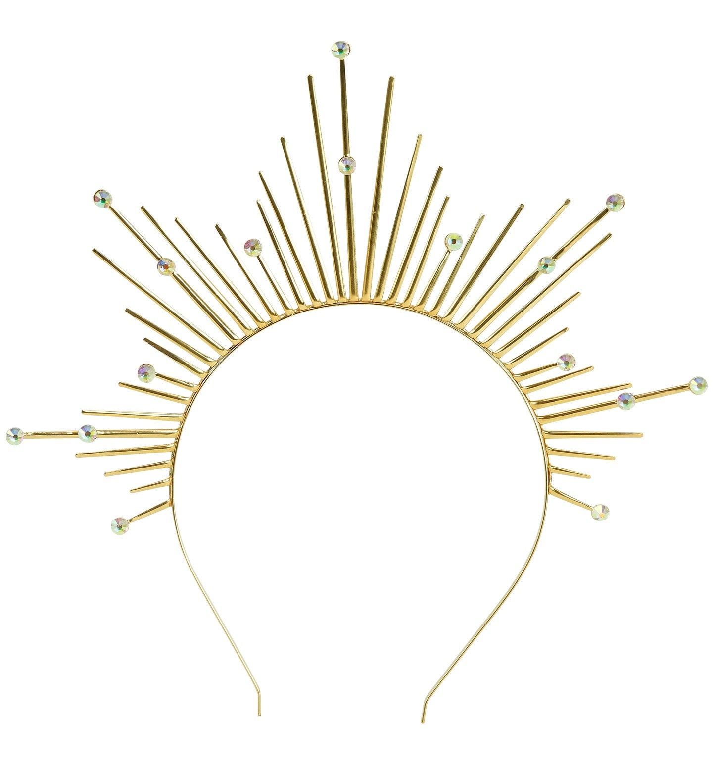 Gouden engel Haarband met Stenen