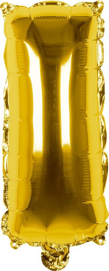 Gouden Folieballon Letter I