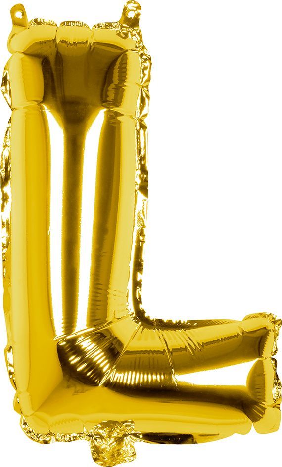 Gouden Folieballon Letter L