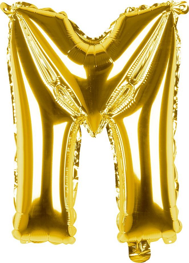 Gouden Folieballon Letter M