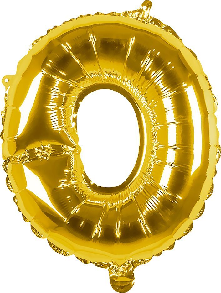 Gouden Folieballon Letter O