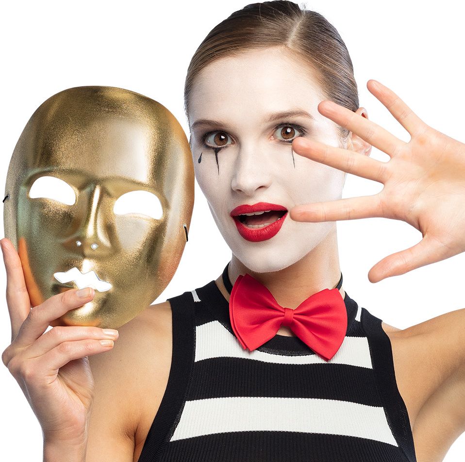 Gouden Gezichtsmasker Venetiaans