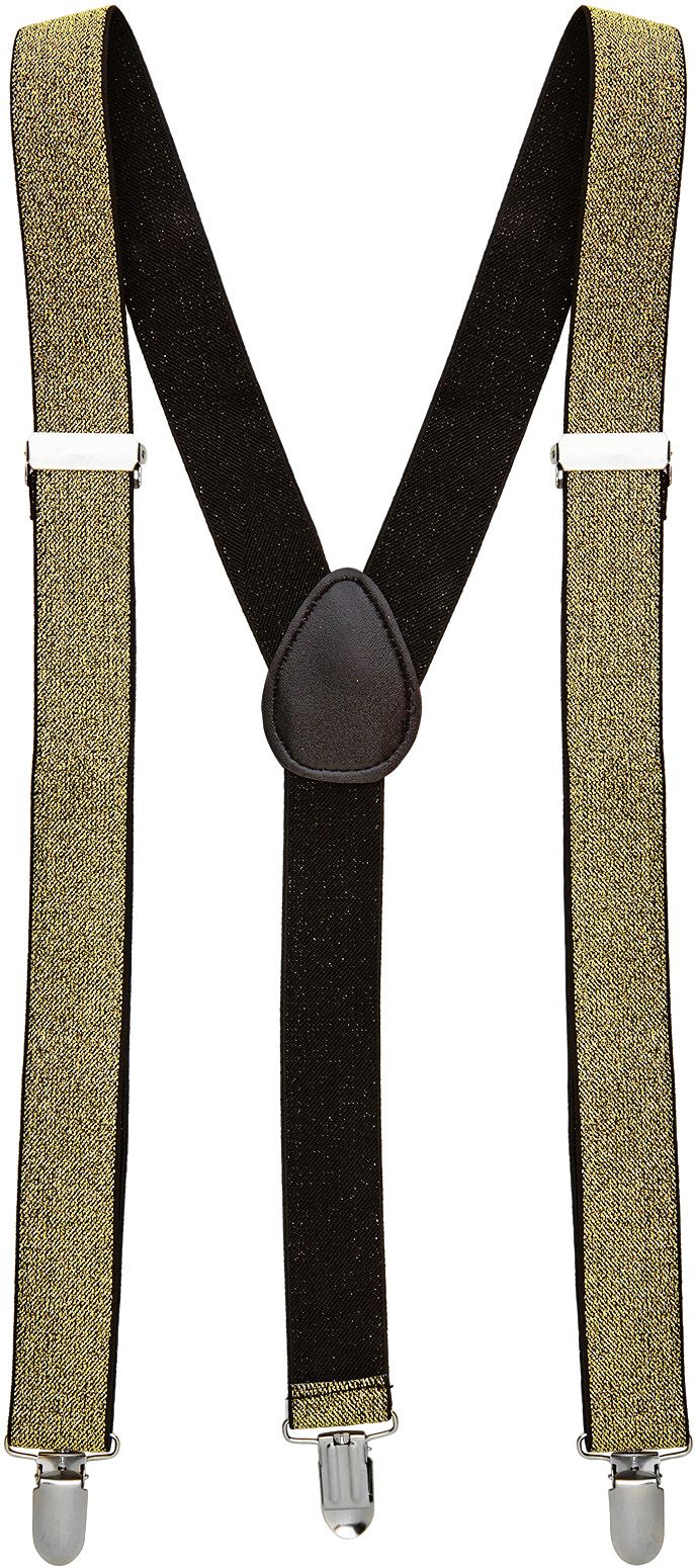 Gouden Glitter Bretels