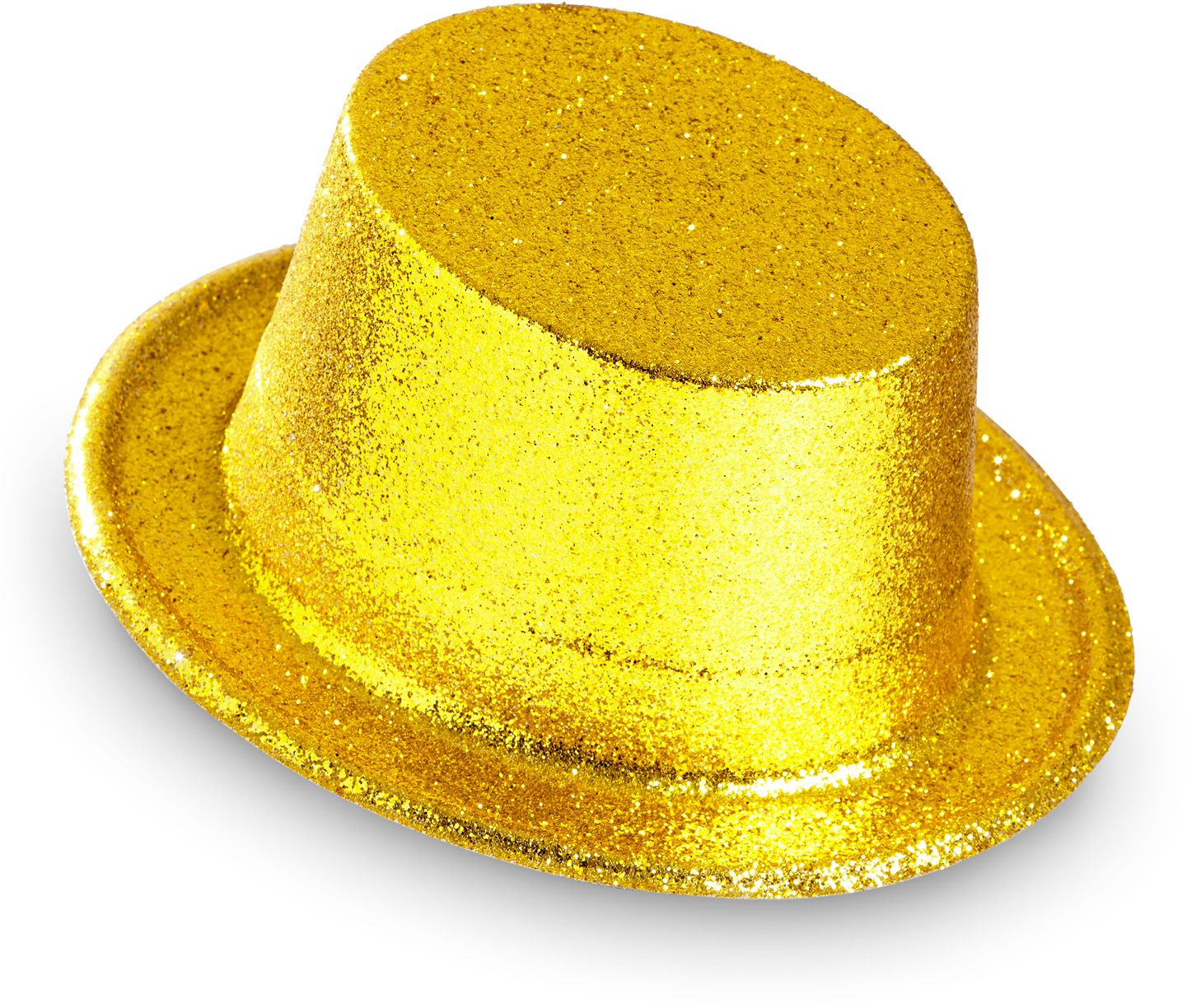 Gouden Glitter Hoge Hoed