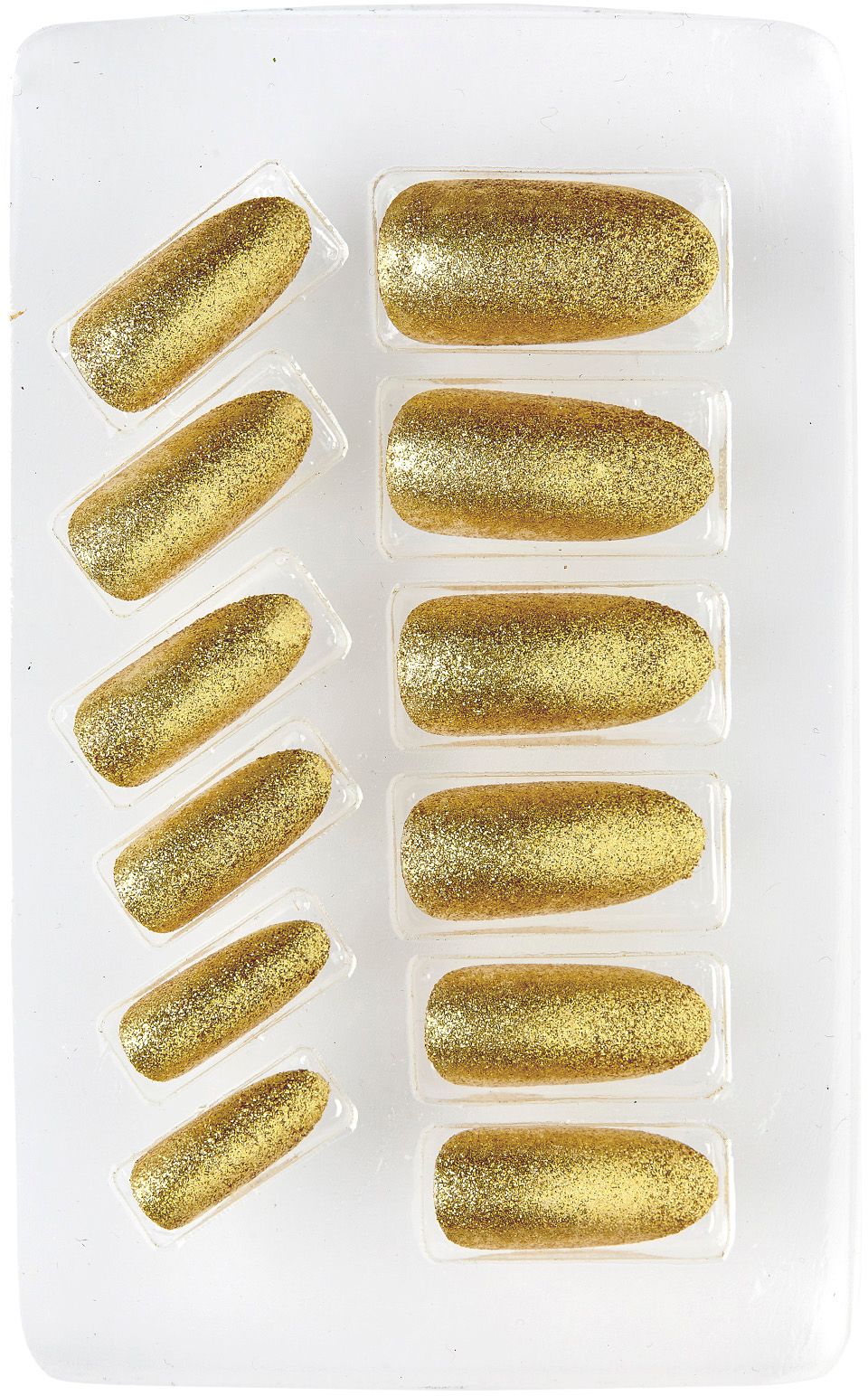 Gouden Glitter Nagels